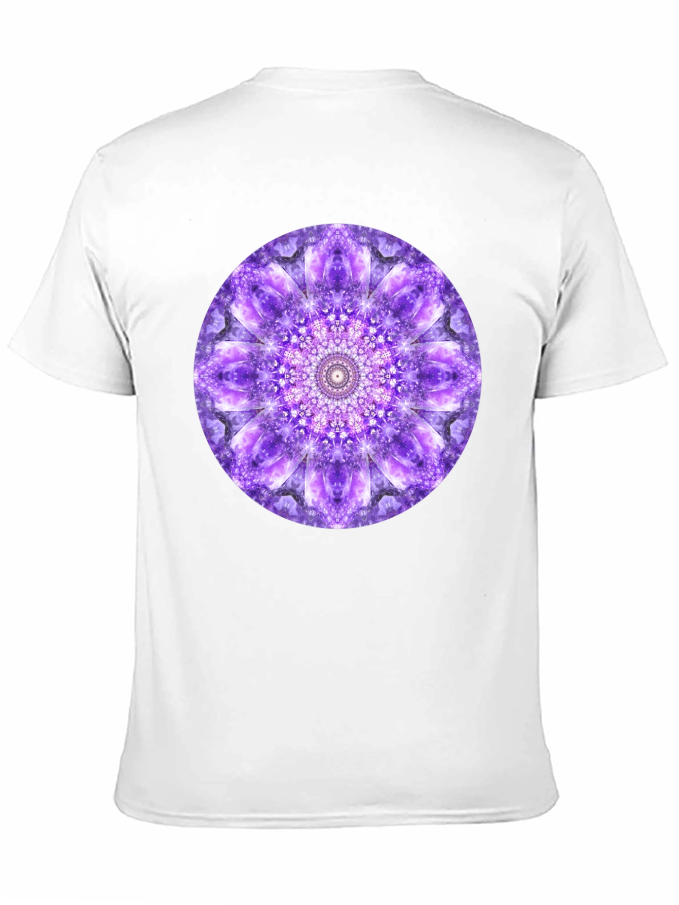 Purple Mandala Graphic Print T-Shirt