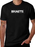 Brunette Graphic Tee - Classic Black T-Shirt