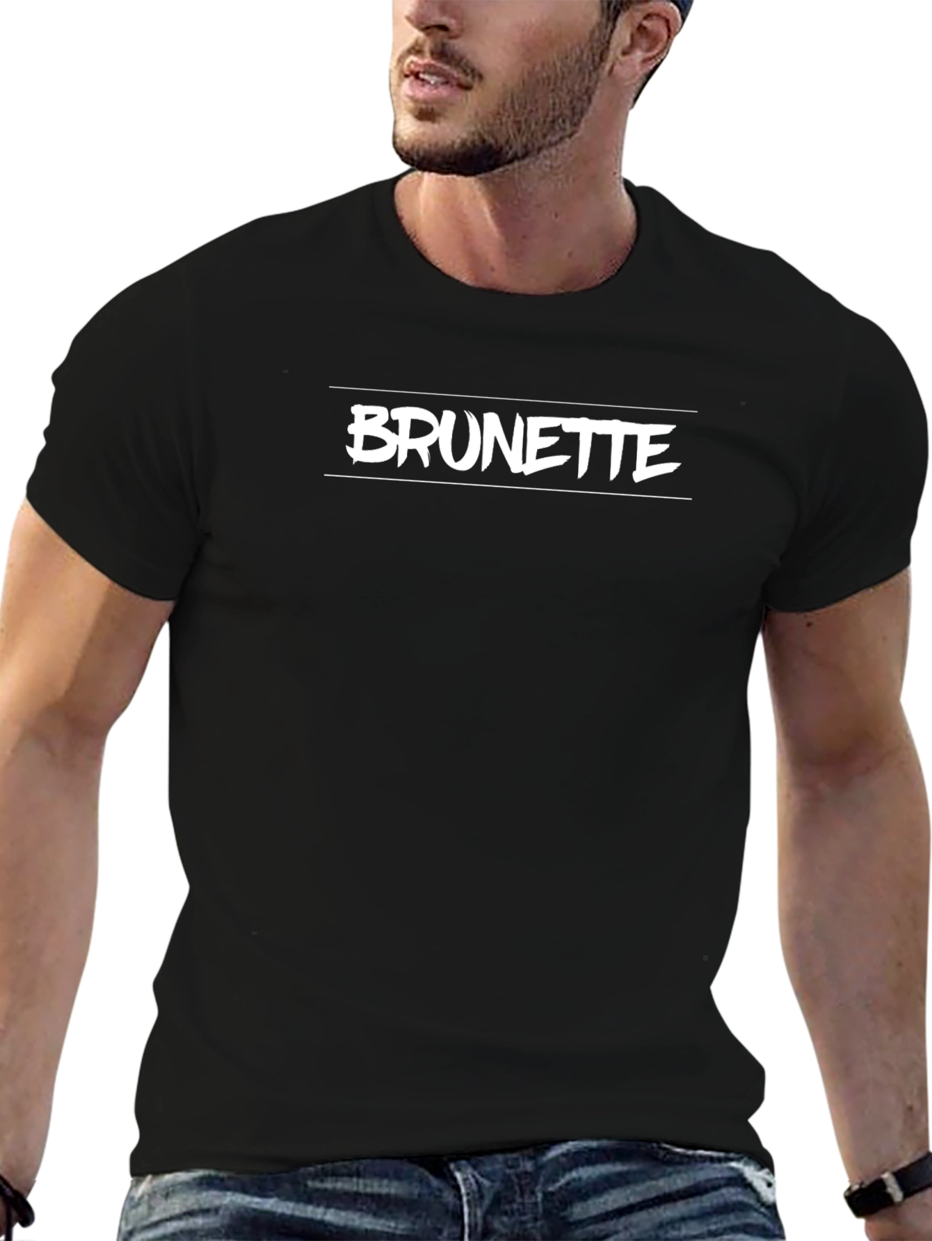Brunette Graphic Tee - Classic Black T-Shirt