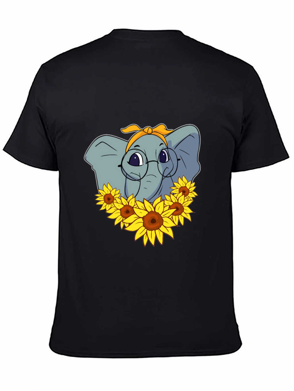 Elephant Sunflower T-Shirt - Stylish Graphic Tee