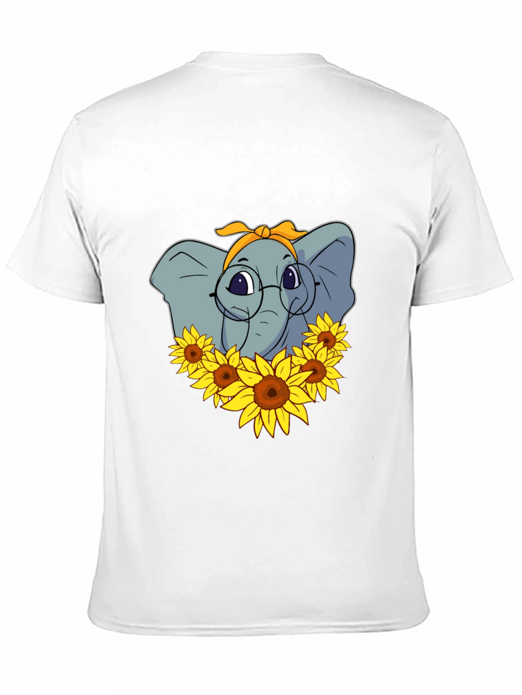 Elephant Sunflower T-Shirt - Stylish Graphic Tee