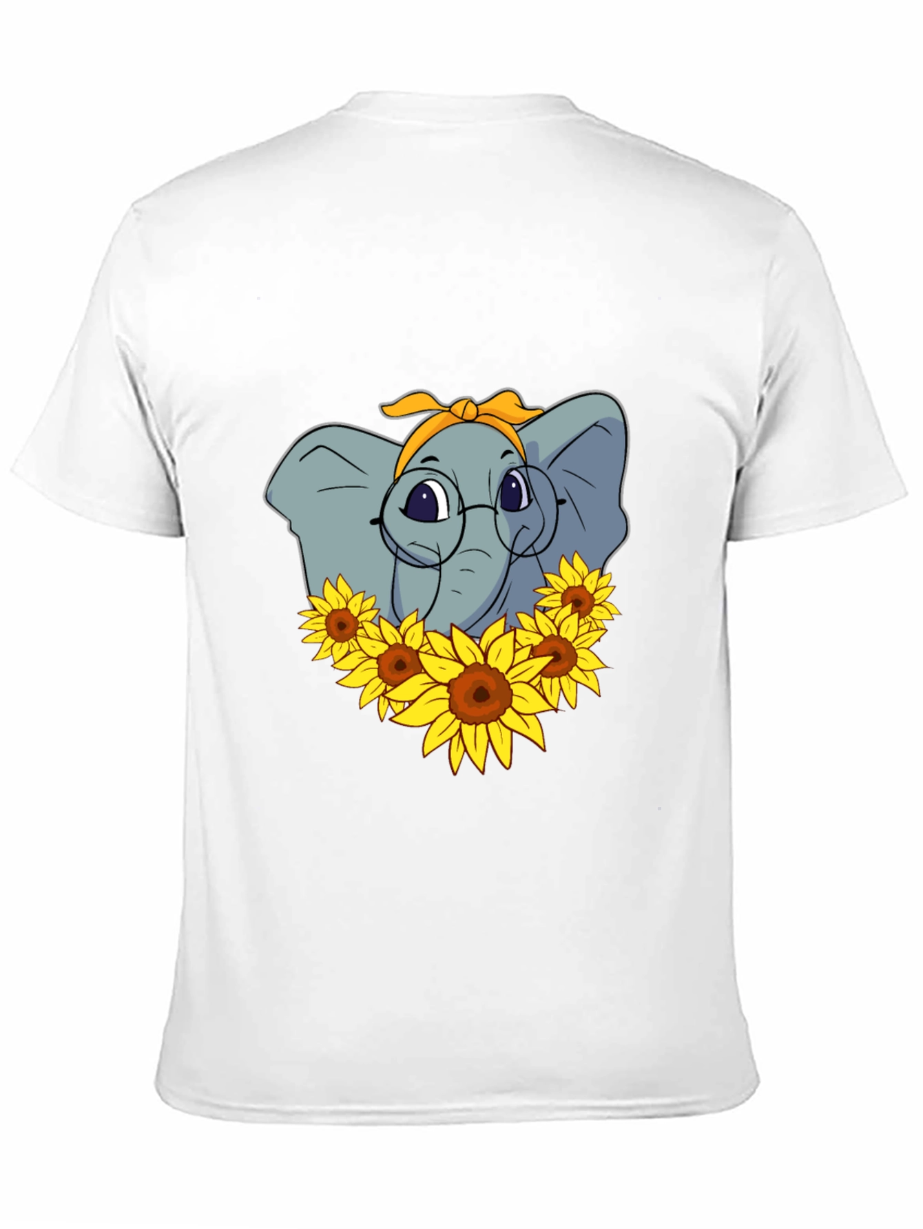 Elephant Sunflower T-Shirt - Stylish Graphic Tee