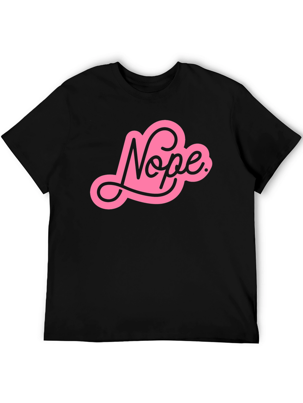 Nope Graphic Tee - Trendy Unisex T-Shirt