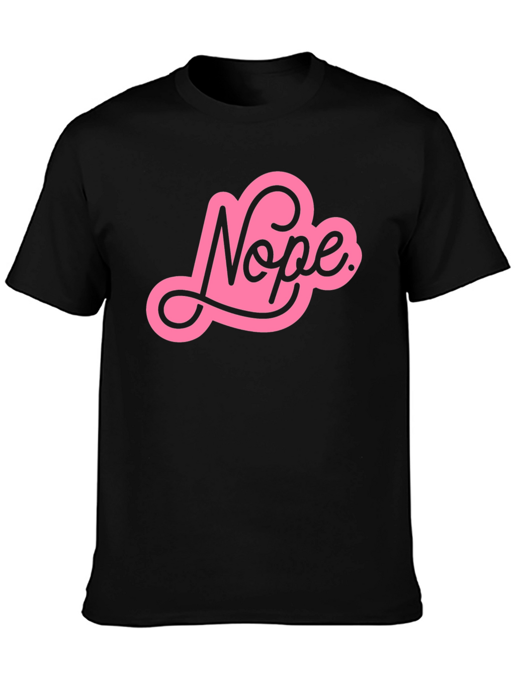 Nope Graphic Tee - Trendy Unisex T-Shirt