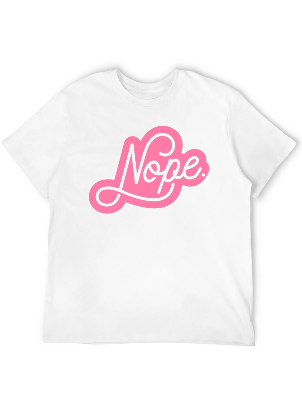 Nope Graphic Tee - Trendy Unisex T-Shirt