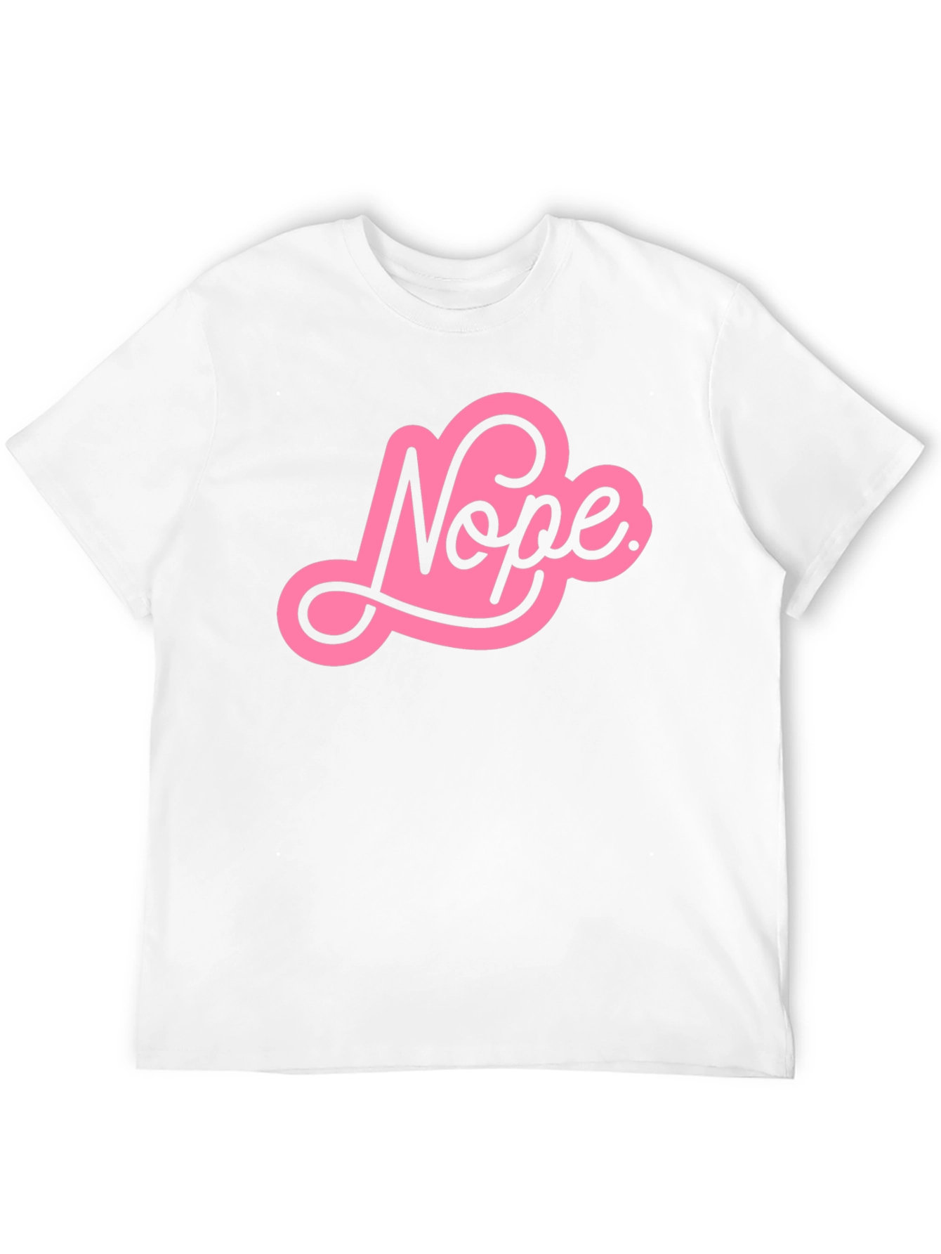 Nope Graphic Tee - Trendy Unisex T-Shirt