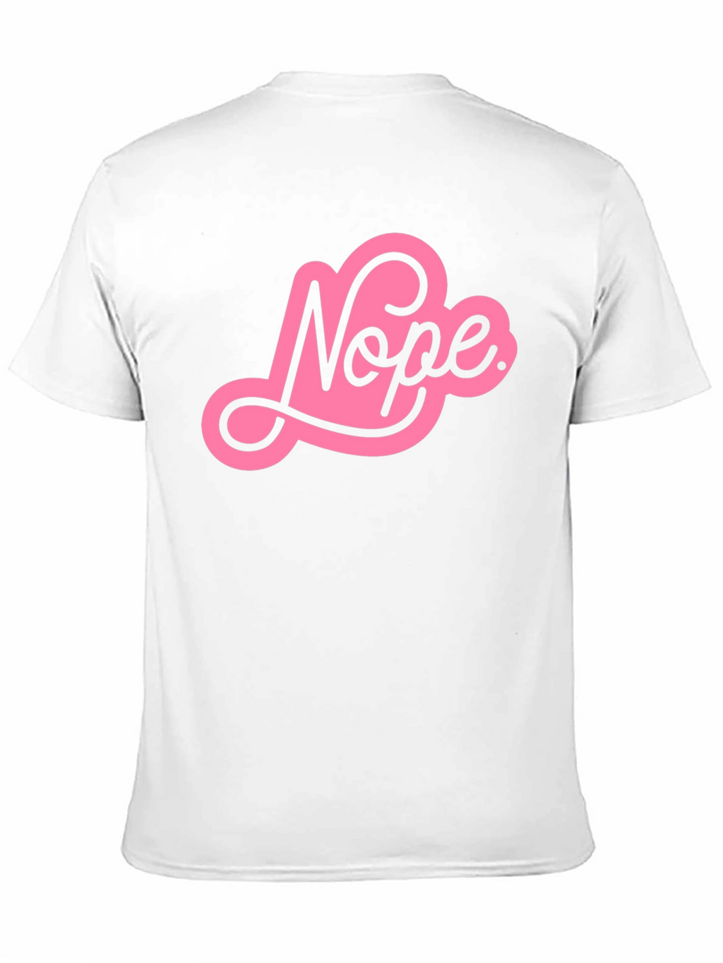 Nope Graphic Tee - Trendy Unisex T-Shirt