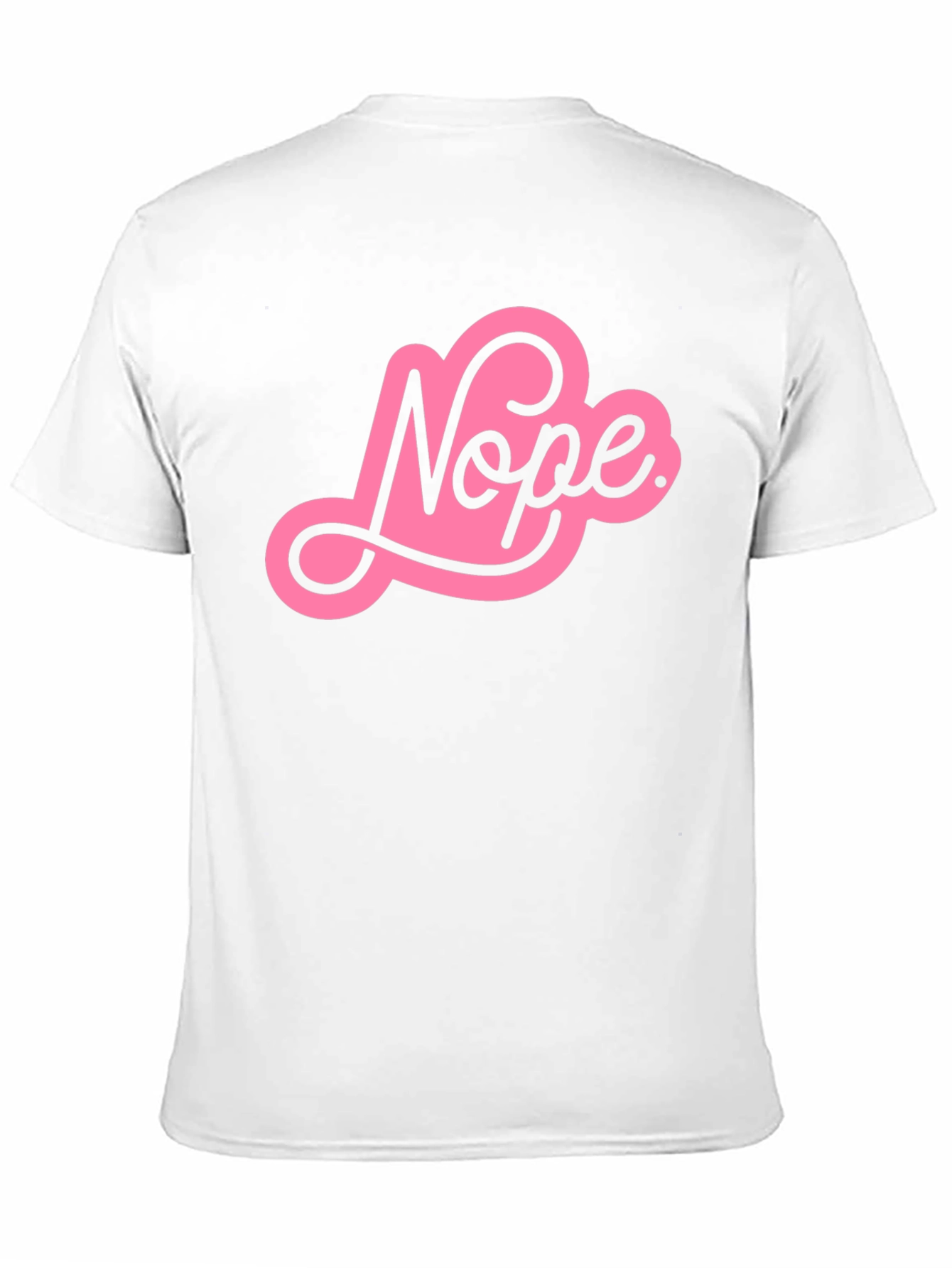 Nope Graphic Tee - Trendy Unisex T-Shirt