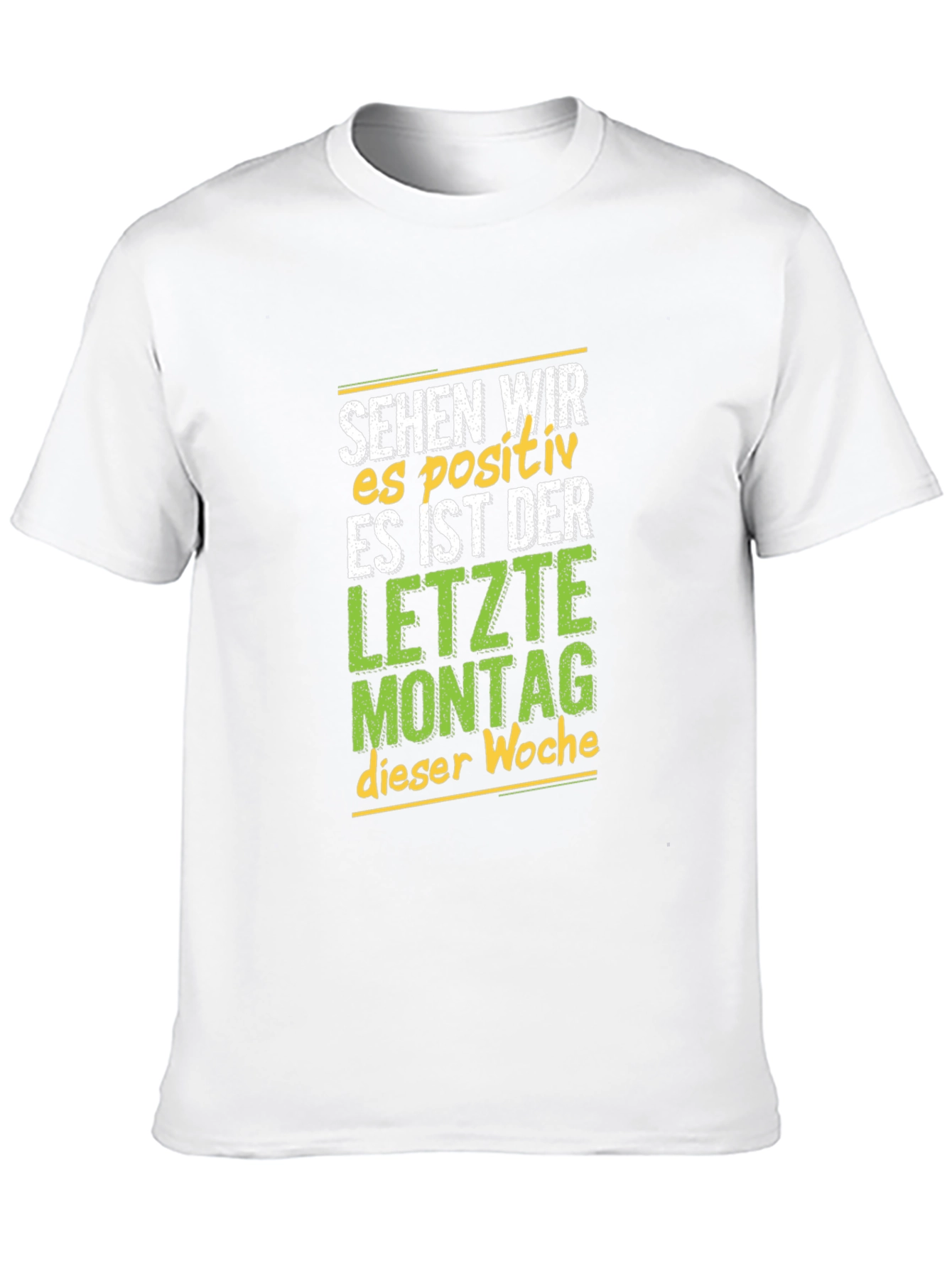 Sehen Wir Es Positiv Black Graphic Tee