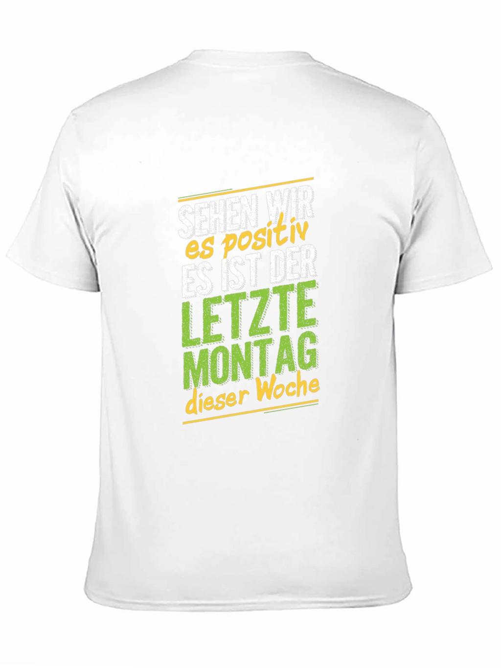 Sehen Wir Es Positiv Black Graphic Tee