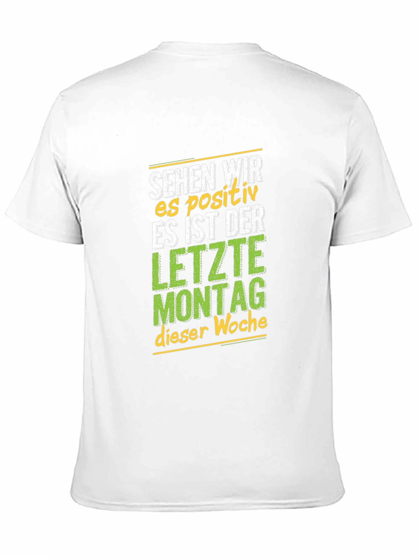 Sehen Wir Es Positiv Black Graphic Tee