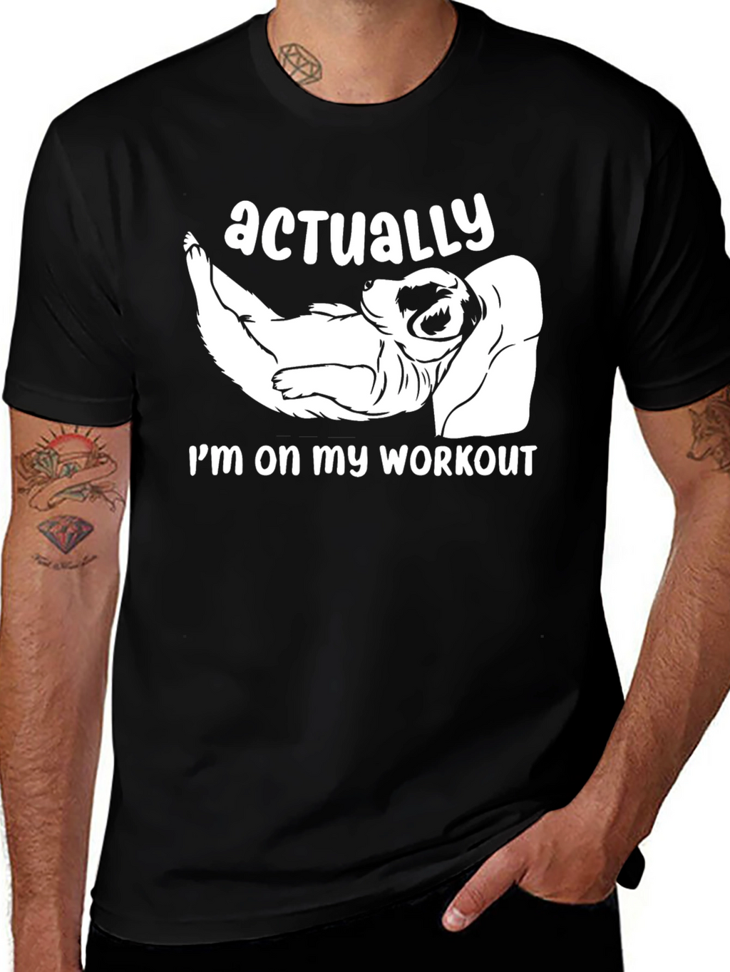 Funny Workout Dog T-Shirt