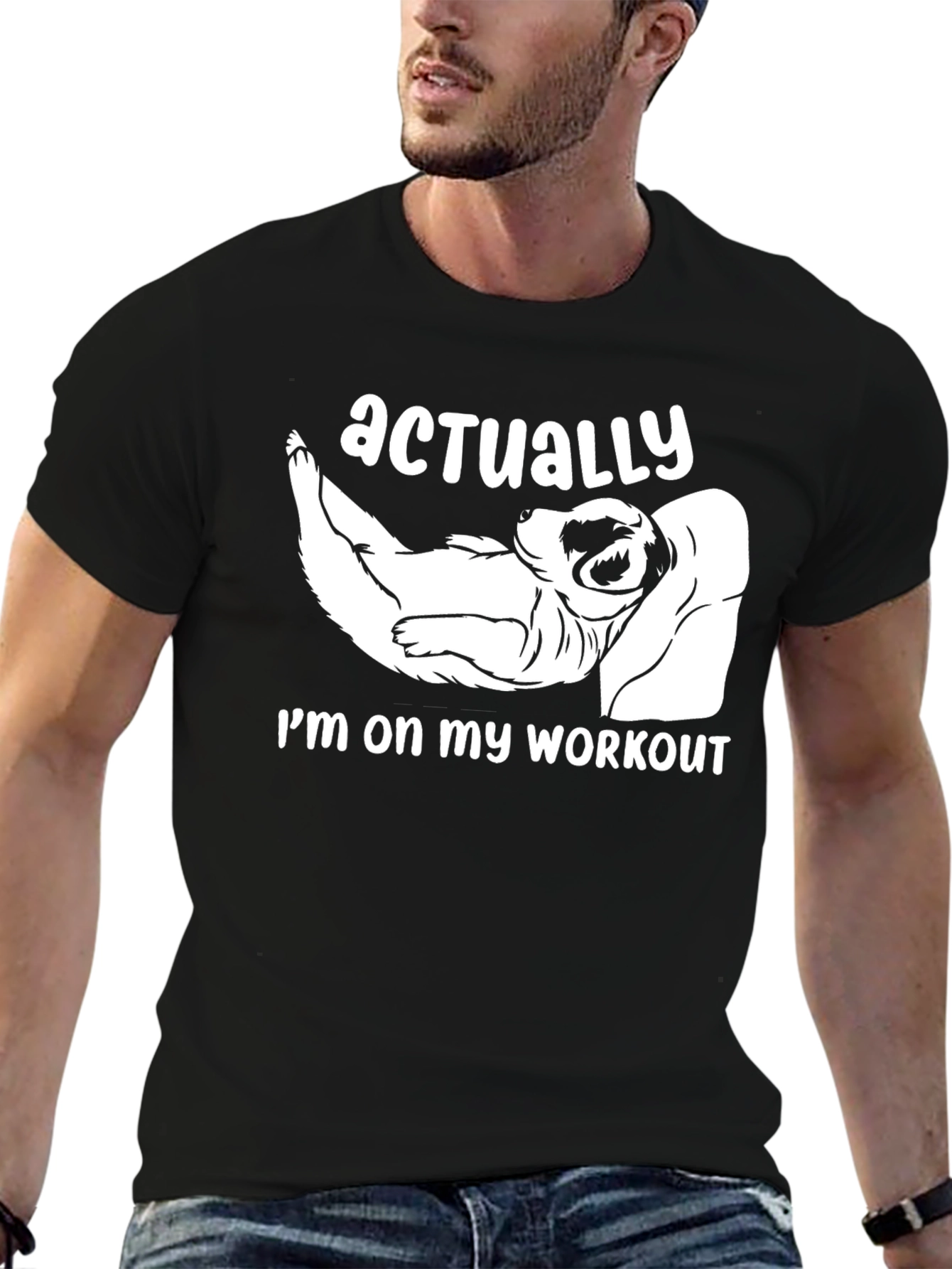 Funny Workout Dog T-Shirt