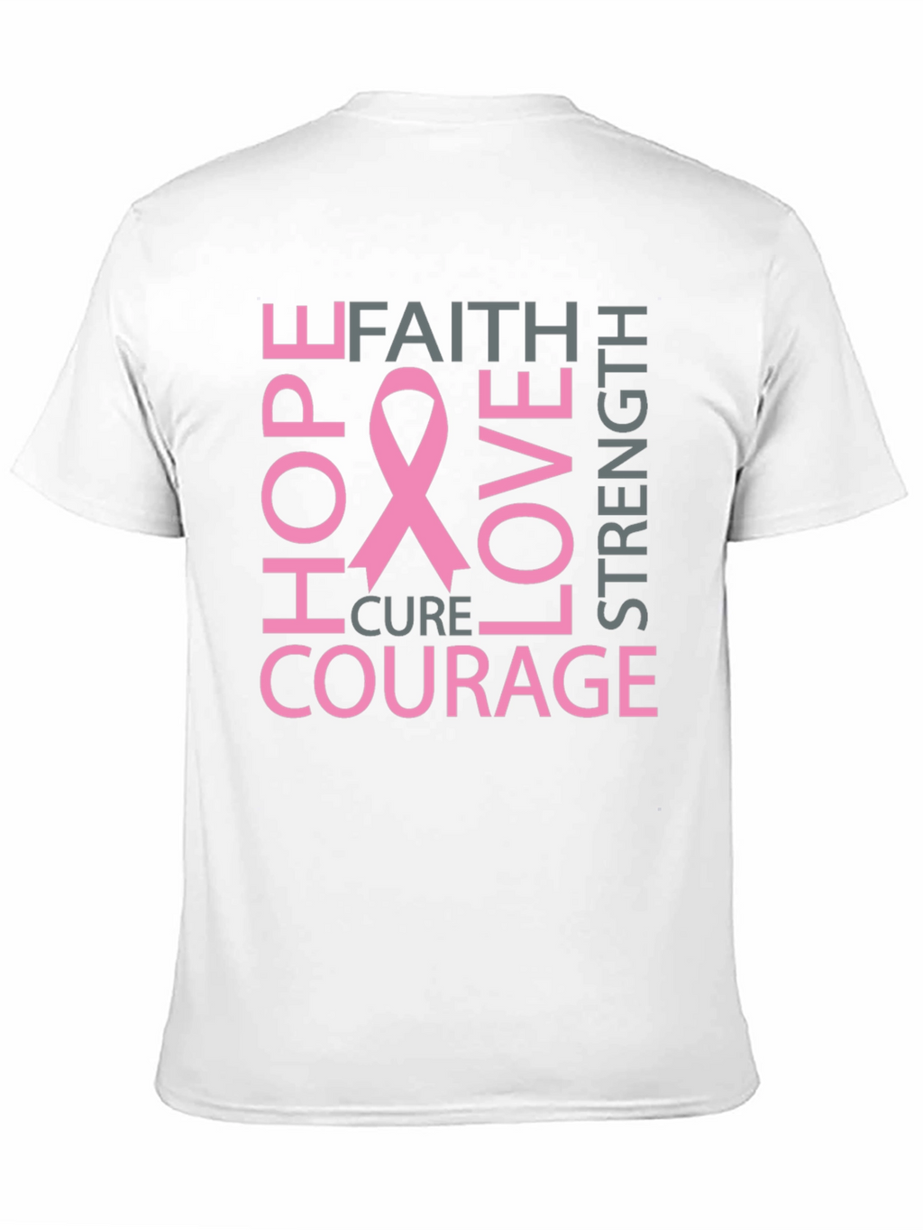 Breast Cancer Awareness Black T-Shirt