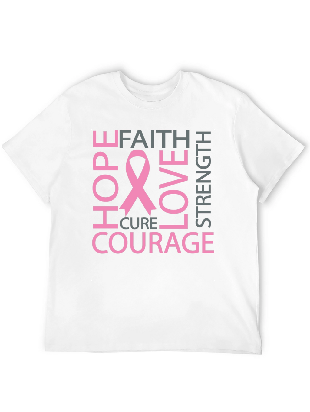 Breast Cancer Awareness Black T-Shirt