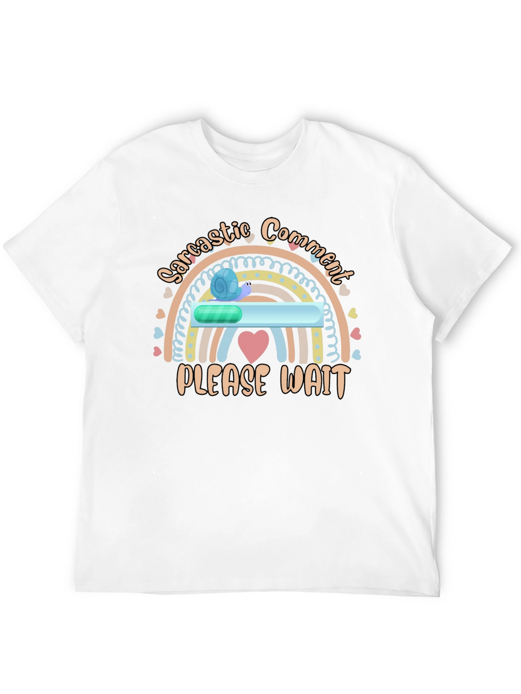 Sarcastic Comment Loading T-Shirt Funny Snail Tee
