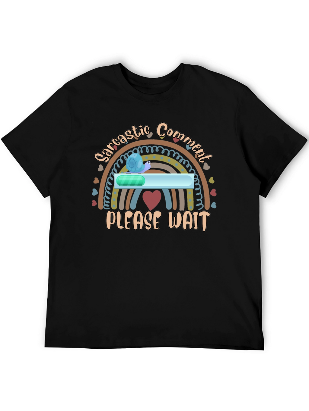 Sarcastic Comment Loading T-Shirt Funny Snail Tee