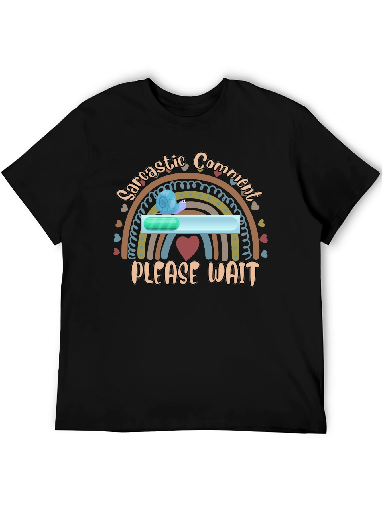 Sarcastic Comment Loading T-Shirt Funny Snail Tee