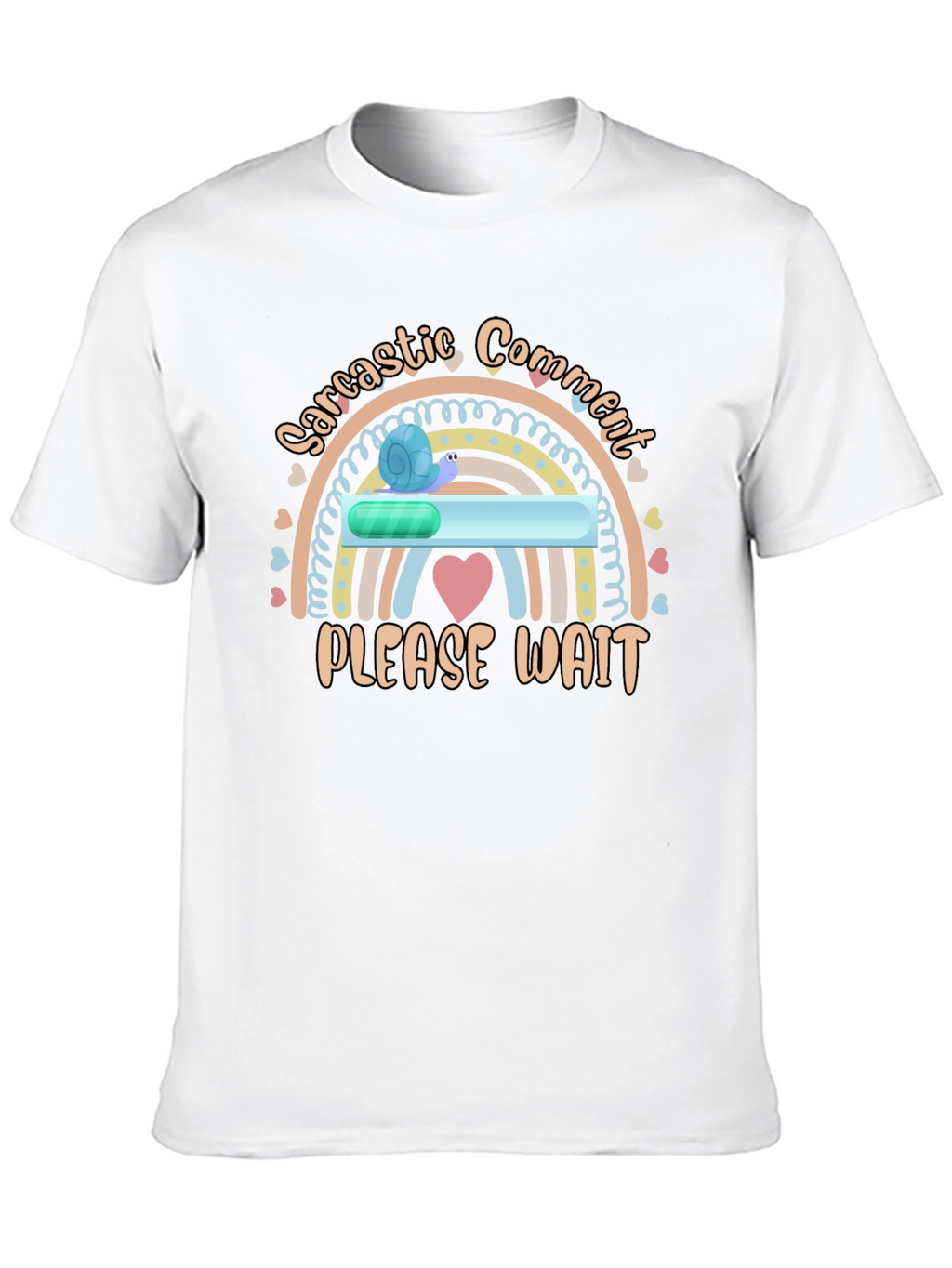 Sarcastic Comment Loading T-Shirt Funny Snail Tee
