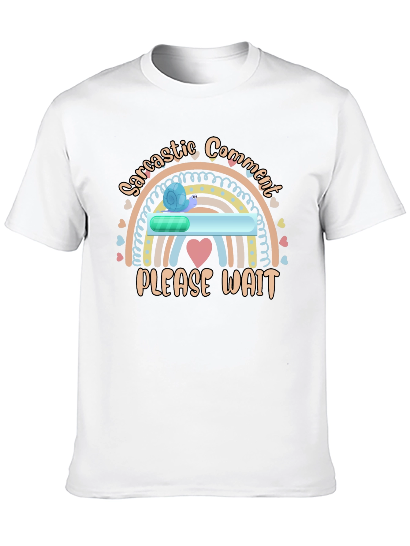 Sarcastic Comment Loading T-Shirt Funny Snail Tee