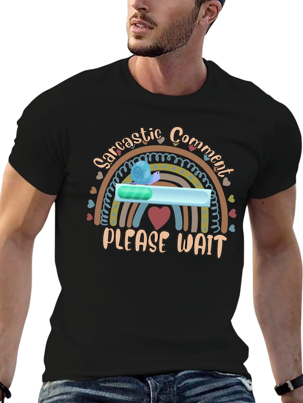 Sarcastic Comment Loading T-Shirt Funny Snail Tee