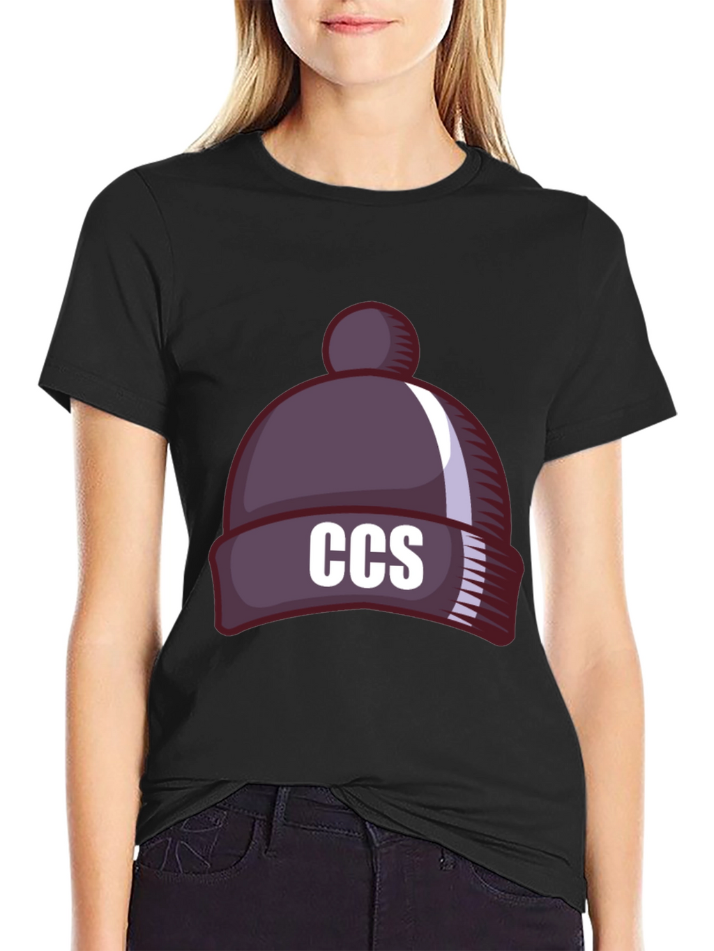 CCS Beanie Hat Graphic Tee - Stylish & Comfy!