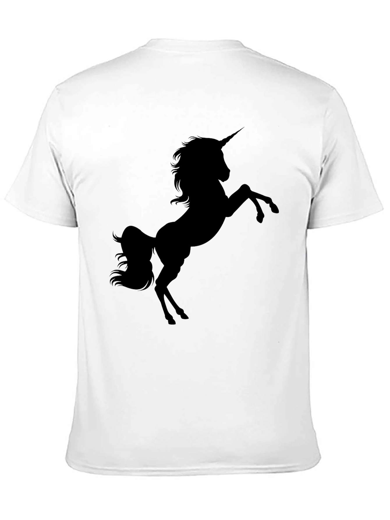 Unicorn Silhouette Black T-Shirt