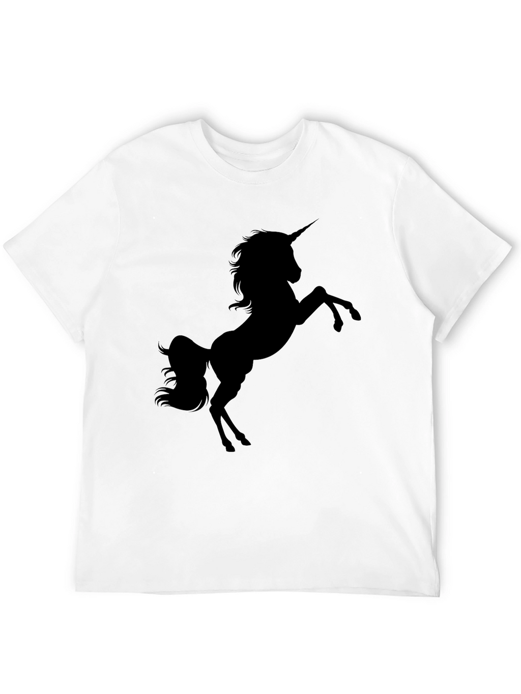 Unicorn Silhouette Black T-Shirt