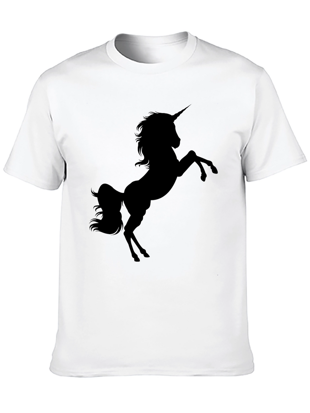 Unicorn Silhouette Black T-Shirt