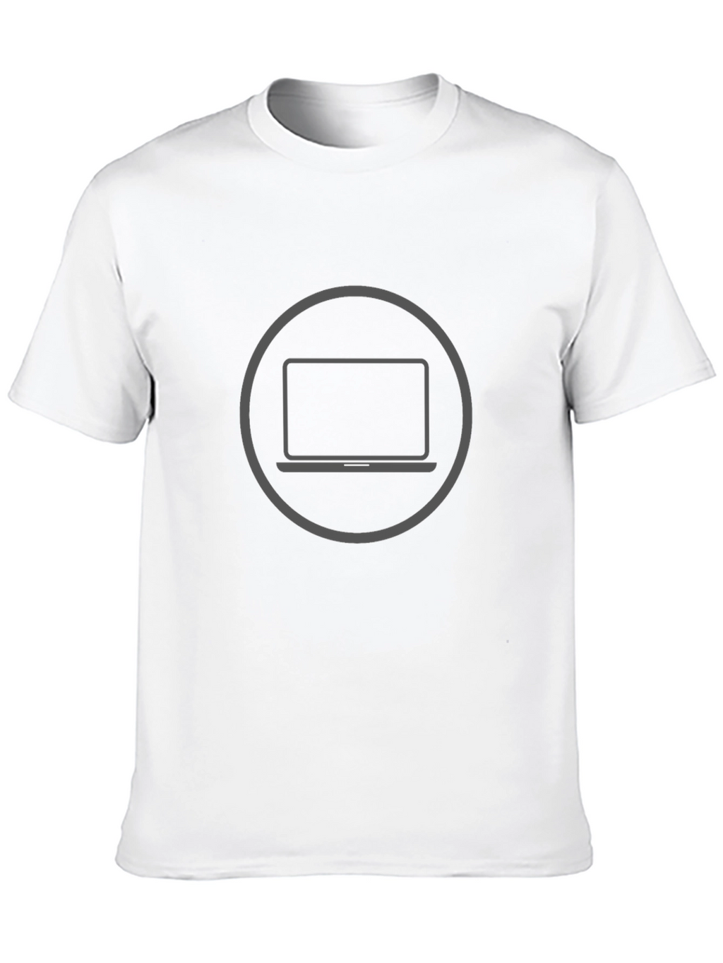 Laptop Graphic Black T-Shirt - Tech Enthusiast Style