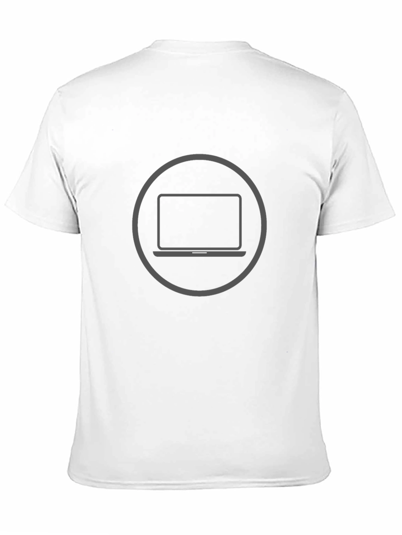 Laptop Graphic Black T-Shirt - Tech Enthusiast Style