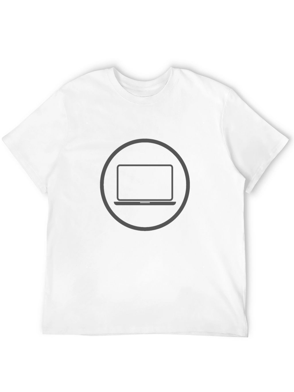 Laptop Graphic Black T-Shirt - Tech Enthusiast Style