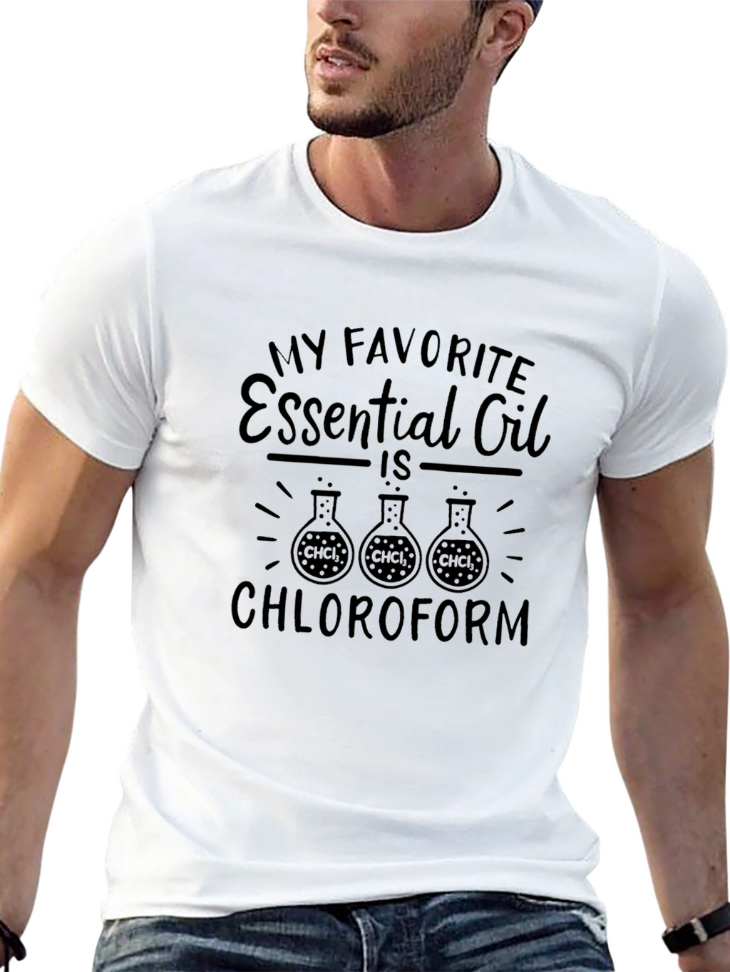 Chloroform Essential Oil Humor T-Shirt