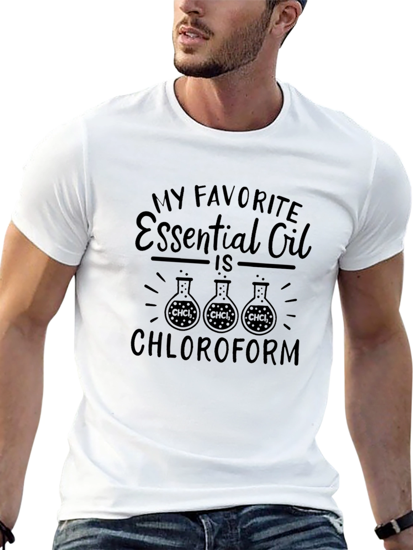 Chloroform Essential Oil Humor T-Shirt