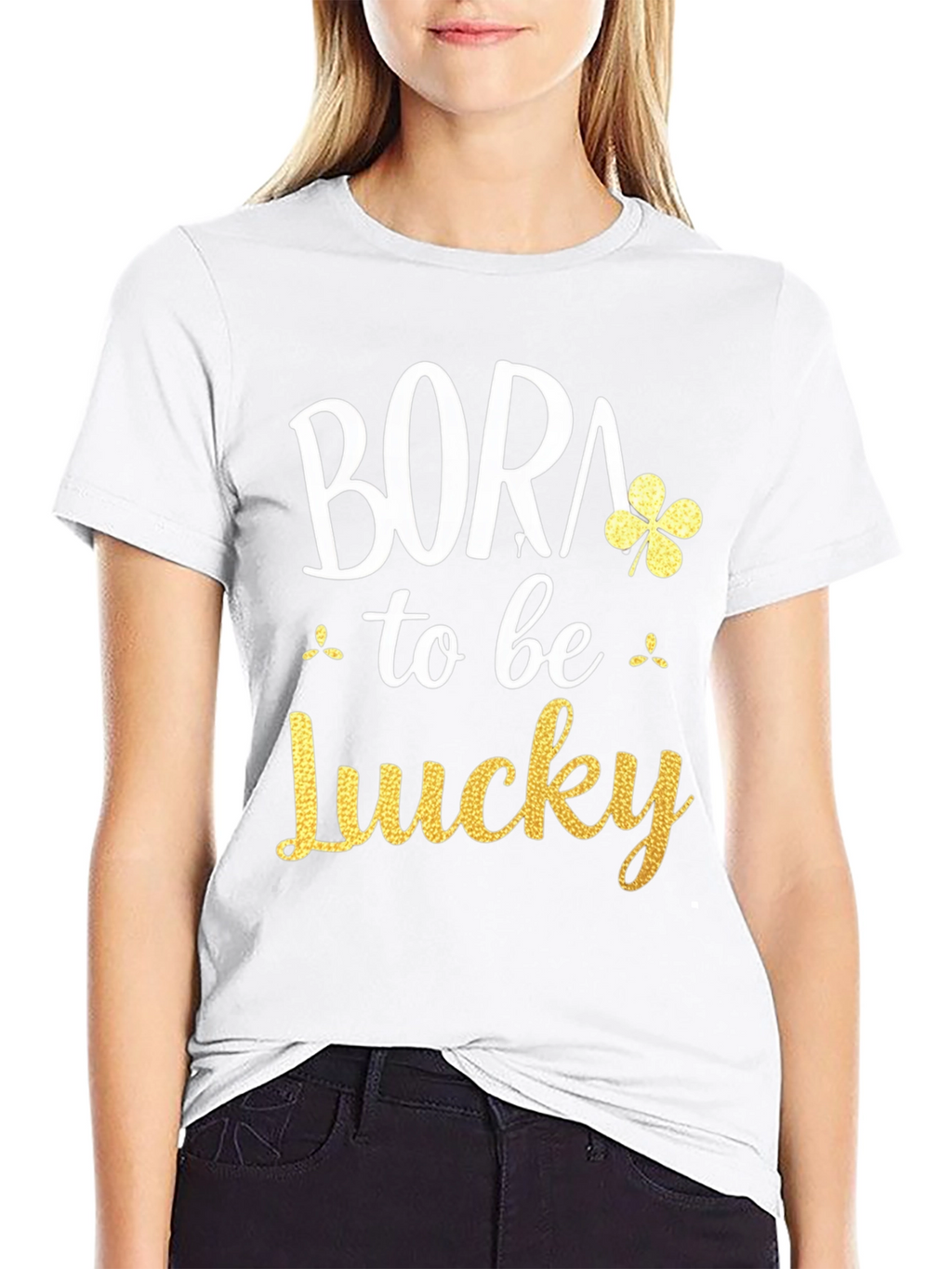 Born to be Lucky Shamrock Tee