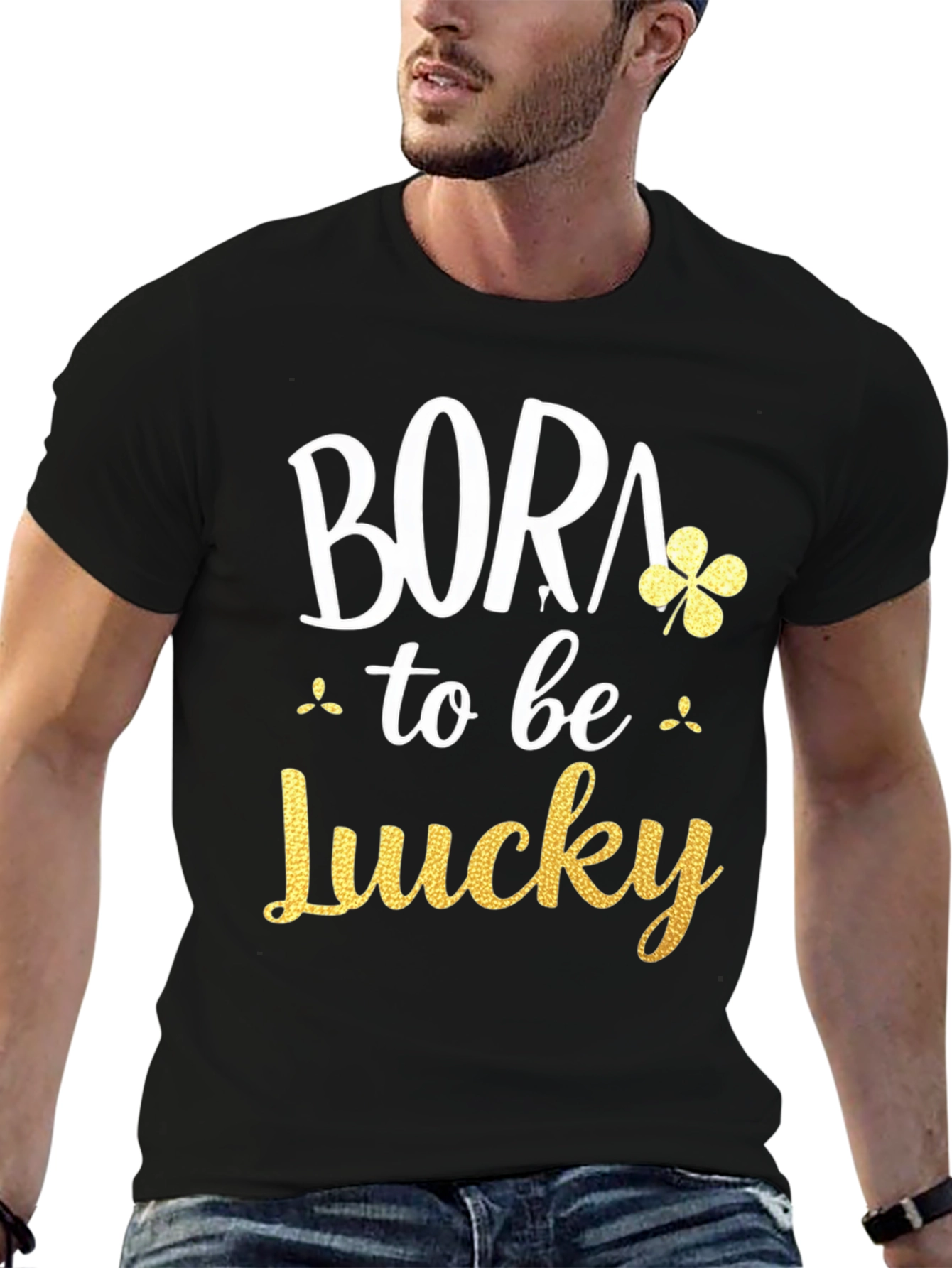 Born to be Lucky Shamrock Tee