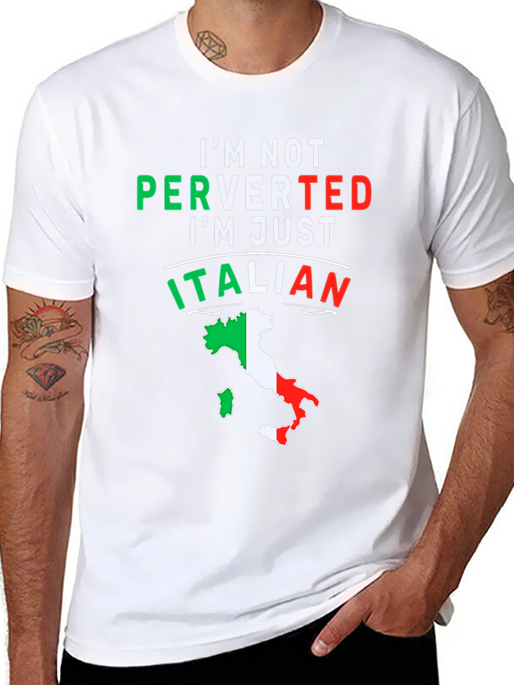Italian Pride T-Shirt - Im Just Italian Tee