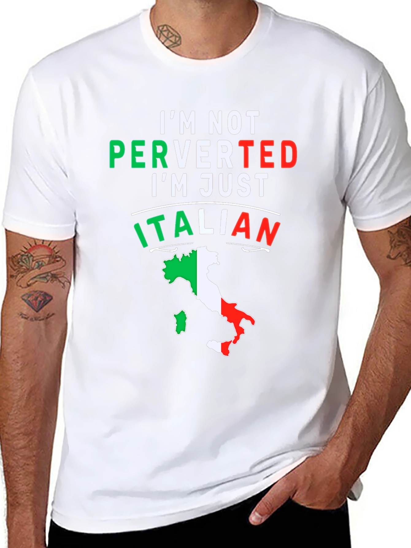 Italian Pride T-Shirt - Im Just Italian Tee