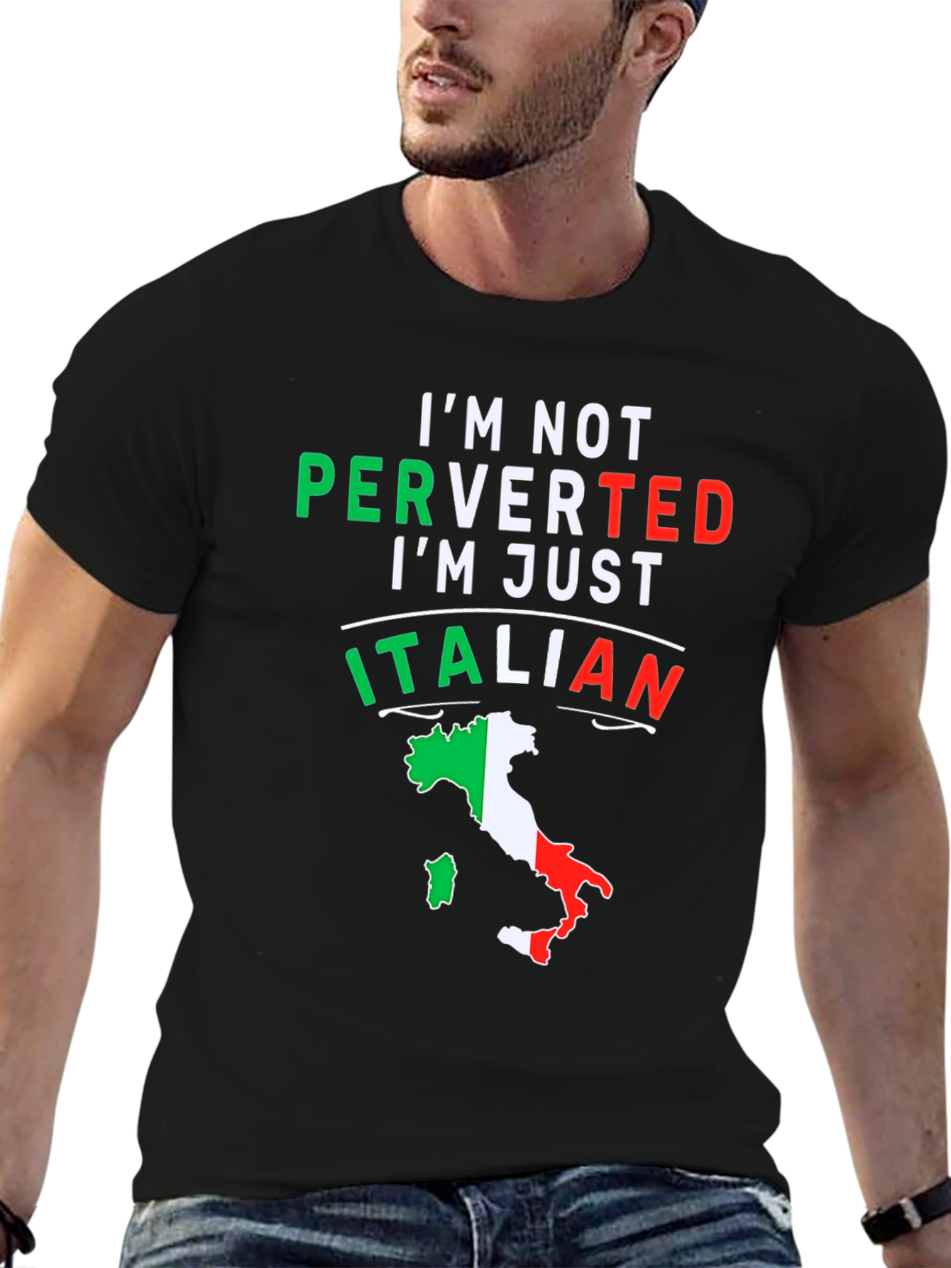 Italian Pride T-Shirt - Im Just Italian Tee