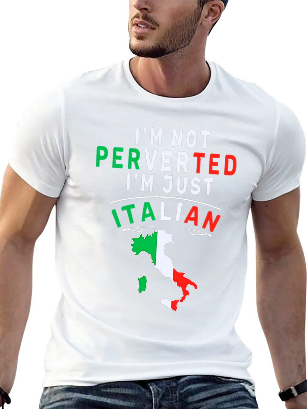 Italian Pride T-Shirt - Im Just Italian Tee