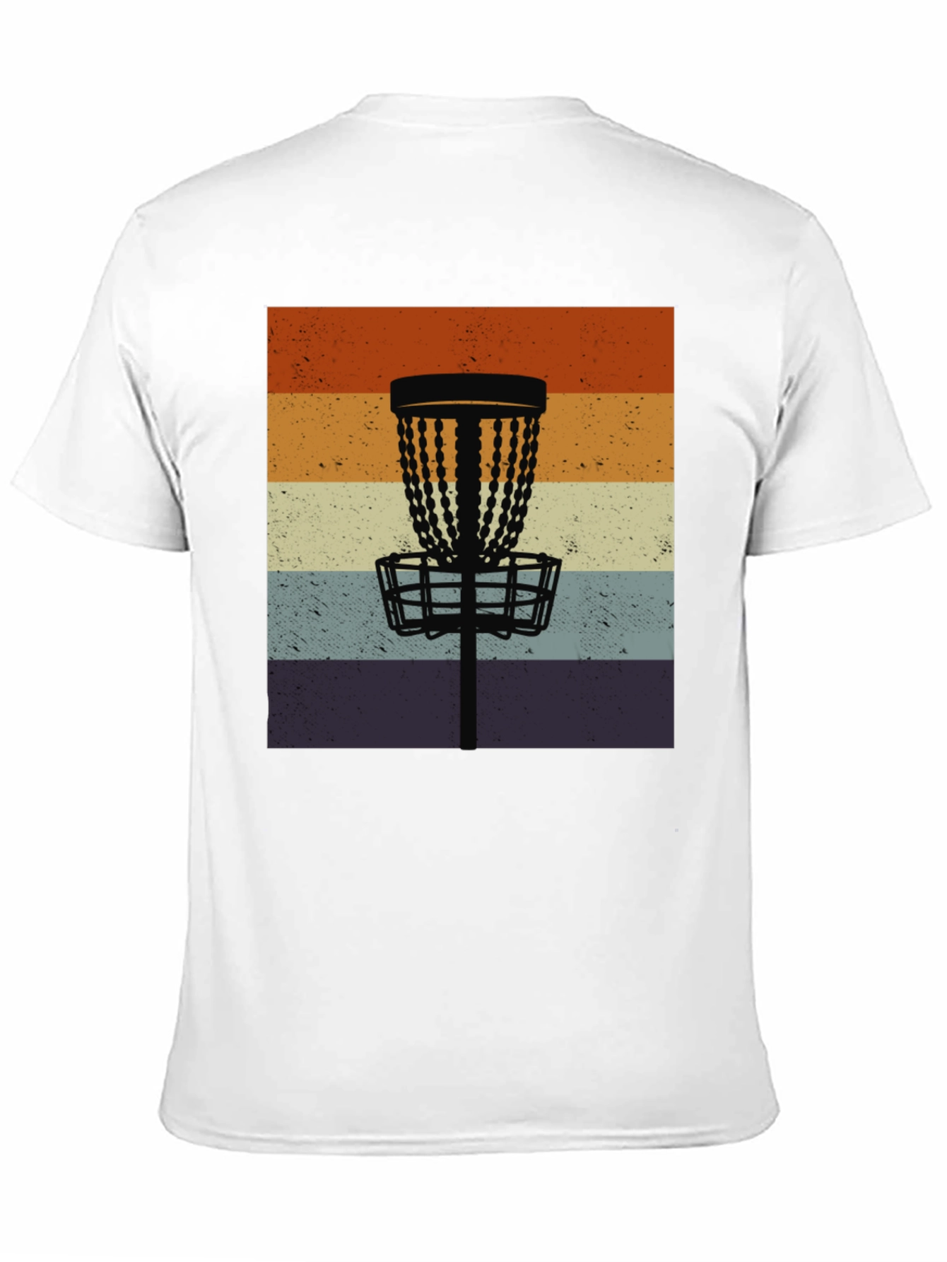 Retro Disc Golf Basket Tee