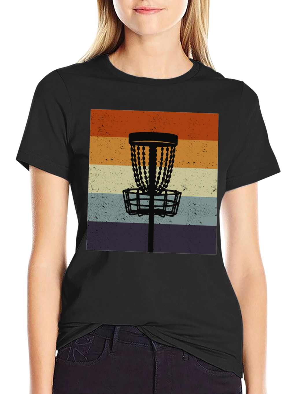 Retro Disc Golf Basket Tee