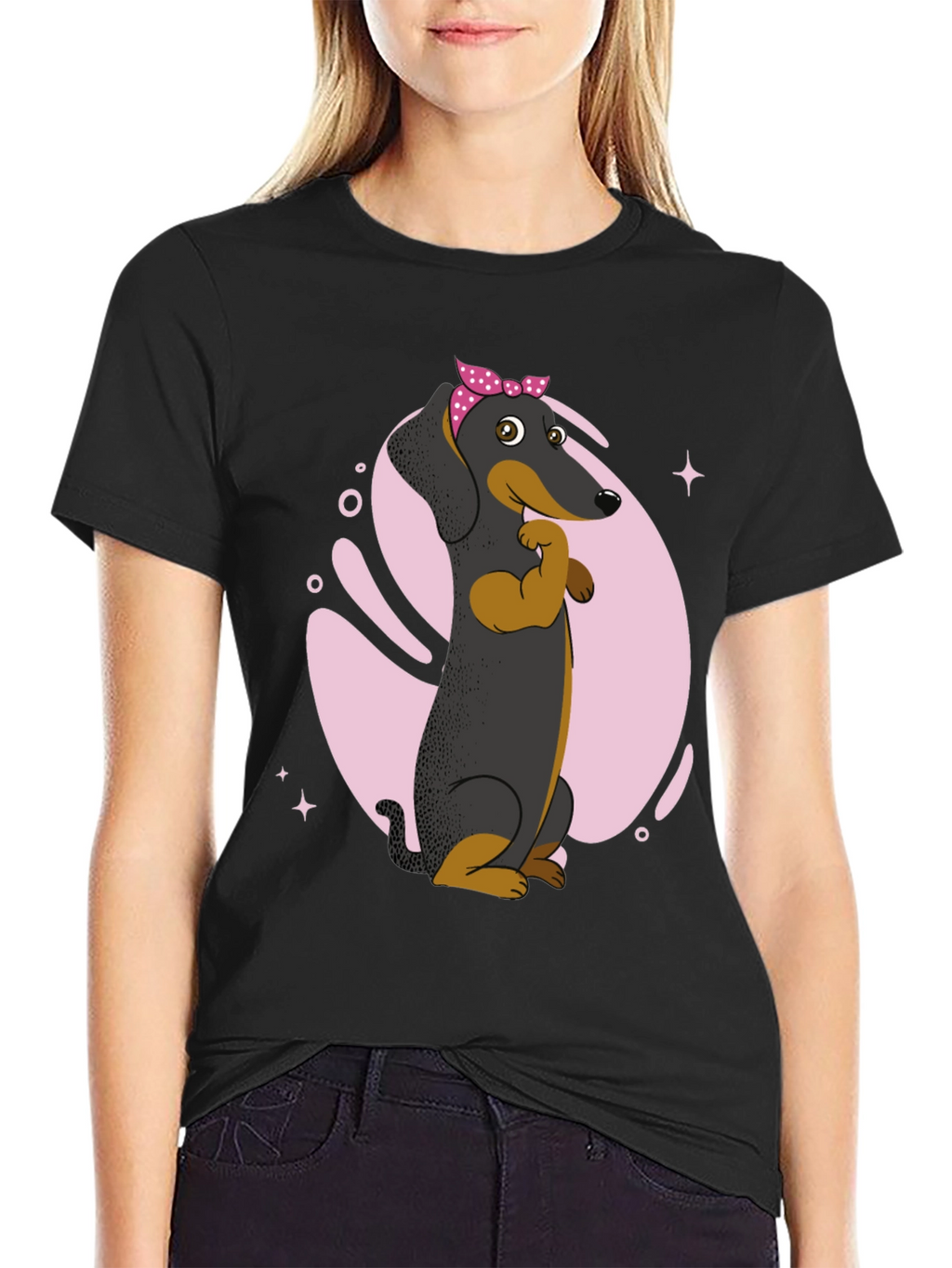 Muscle Dachshund T-Shirt - Funny Dog Tee