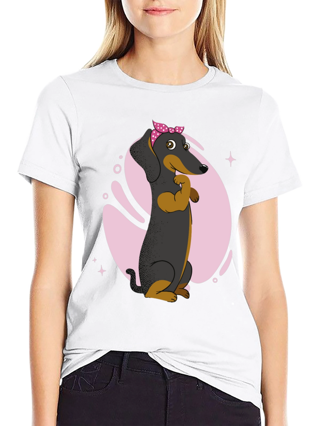 Muscle Dachshund T-Shirt - Funny Dog Tee