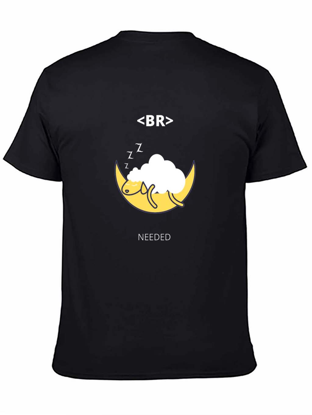 Sleep Needed Black T-Shirt