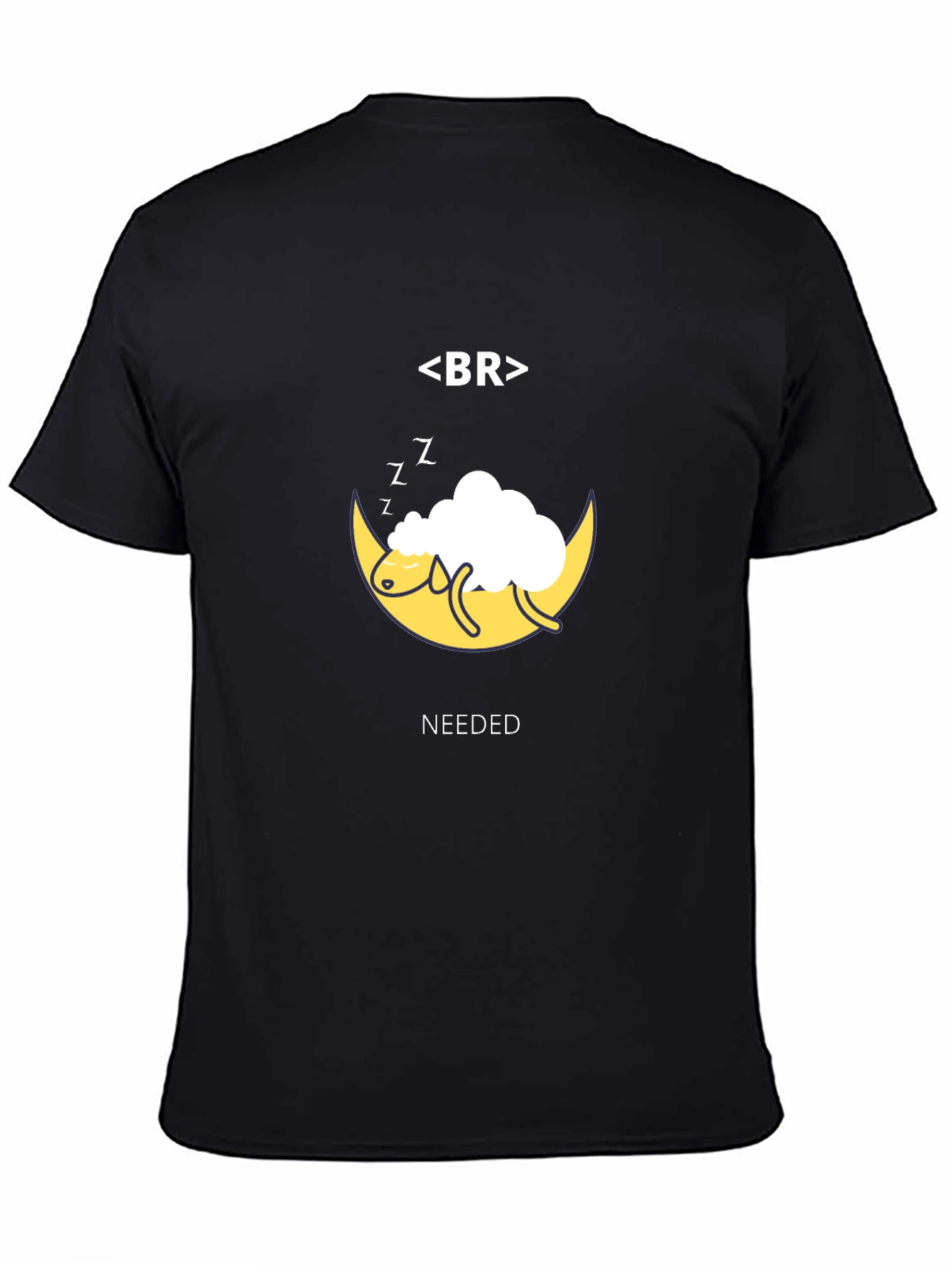 Sleep Needed Black T-Shirt