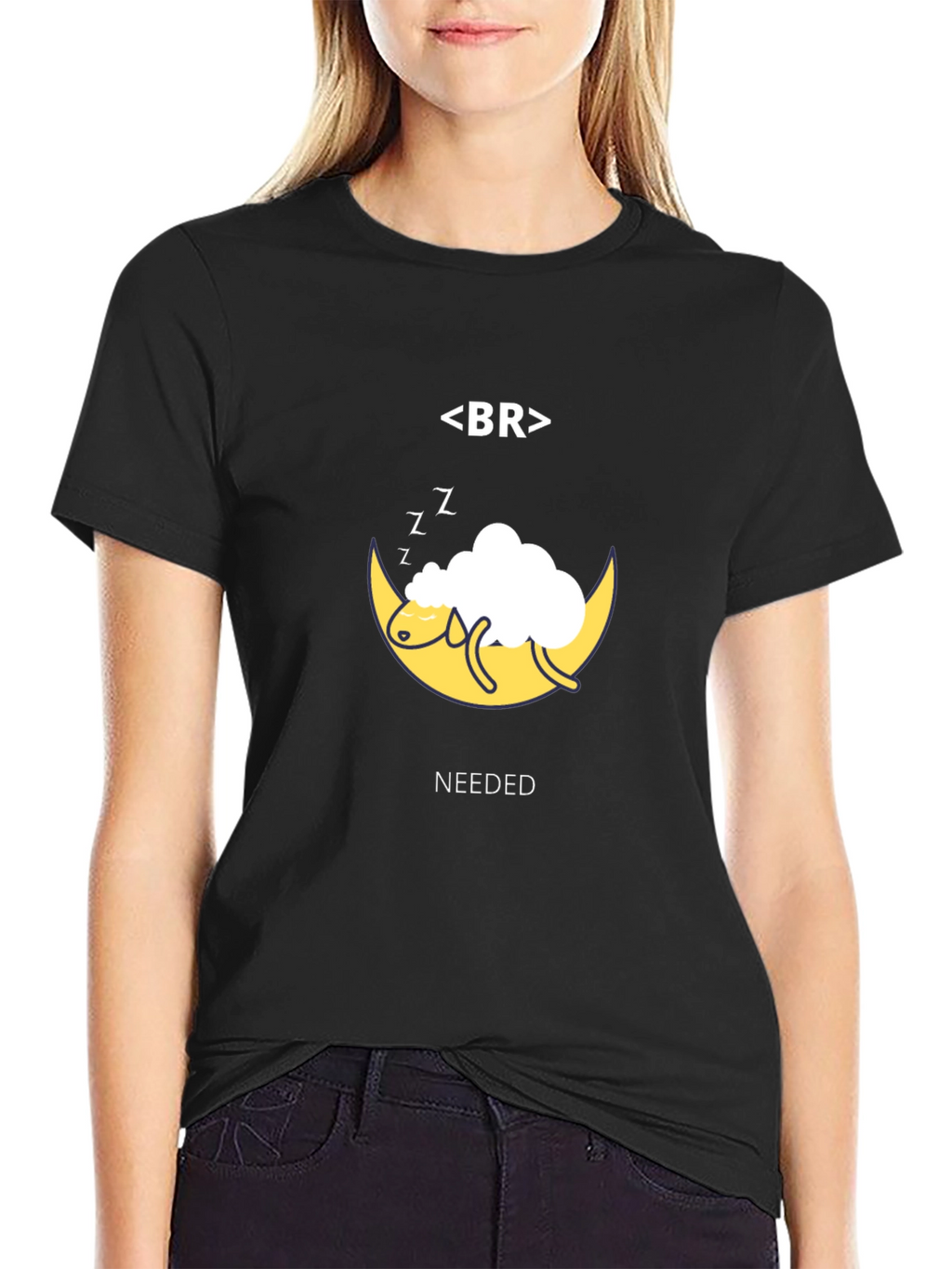 Sleep Needed Black T-Shirt