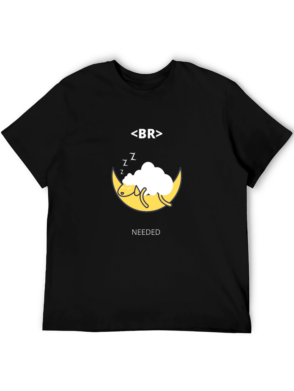 Sleep Needed Black T-Shirt