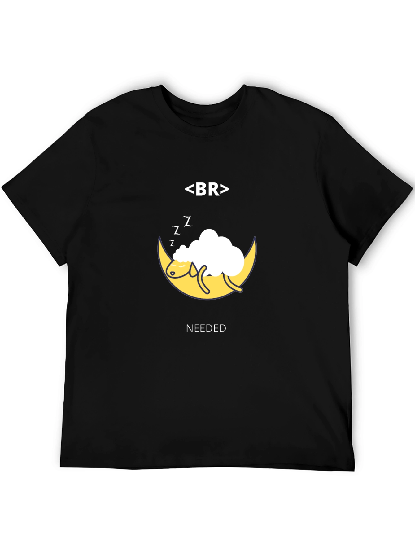 Sleep Needed Black T-Shirt