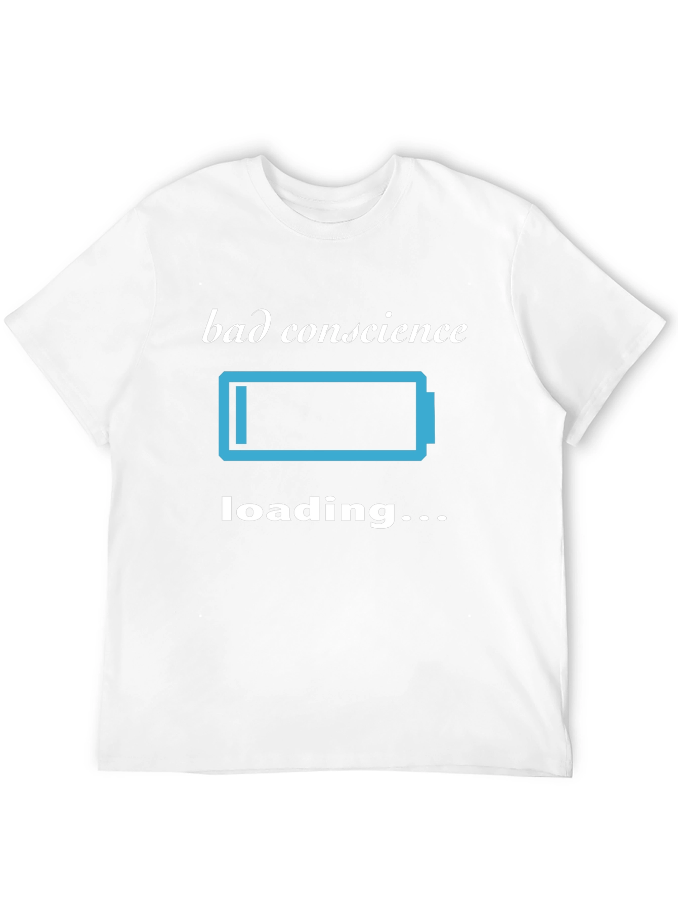 Bad Conscience Loading T-Shirt - Funny Sarcastic Tee